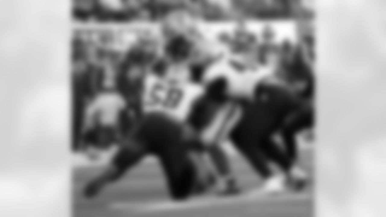 Check out the 20 best photos of the New Orleans defense in their game against the Los Angeles Rams for Week 9 of the 2025 NFL season on Nov. 2, 2025 at the SoFi Stadium.