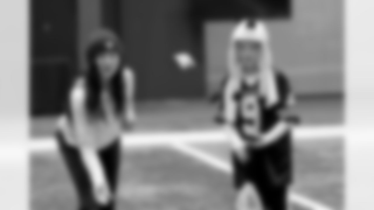 New Orleans Saints wide receiver Mason Tipton and linebacker Pete Werner joined members of the Saints Kids Club presented by Entergy, as well as the Pelicans and Saints Crib Clubs presented by Ochsner Children's Hospital, at the 2025 Holiday Huddle event on Wednesday, Dec. 10, 2025. Attendees enjoyed holiday-themed activities plus a Play Football Experience.