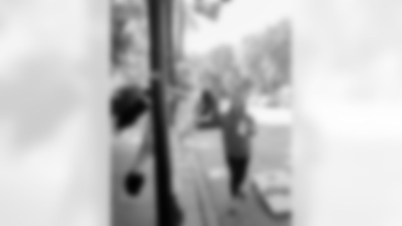 The New Orleans Saints hosted a watch party presented by Sire Spirits for their game against the Carolina Panthers on Nov. 9, 2025 at The Channel in New Orleans, Louisiana. Sir Saint and members of the Saints Cheer Krewe were in attendance and interacting with fans during the event.