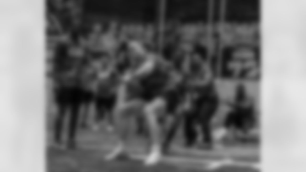 The New Orleans Saints and Dudley DeBosier hosted members of the Army, Marines, Air Force, Navy, and Coast Guard at the Ochsner Sports Performance Center for the 2026 Battle of the Branches on Thursday, January 29. Saints legend Pat Swilling, former defensive end Buford Jordan, and former kicker Greg Fassitt, along with Saints quarterback Tyler Shough and center Erik McCoy, were in attendance for the round-robin tournament featuring challenges such as tug-of-war, the 40-yard dash, and field goal kicking.