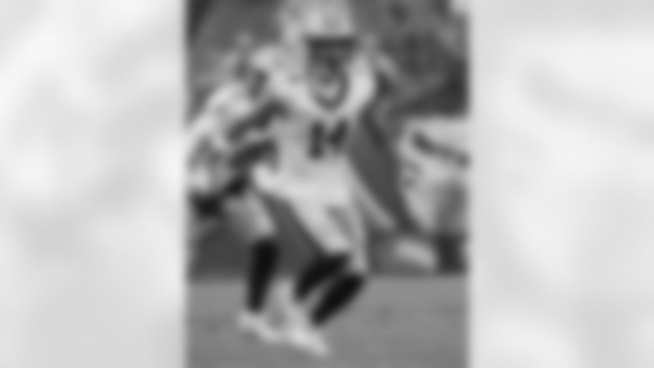 Check out the best photos of the New Orleans offense in their game against the Tampa Bay Buccaneers for Week 14 of the 2025 NFL season on Dec. 7, 2025 at Raymond James Stadium.