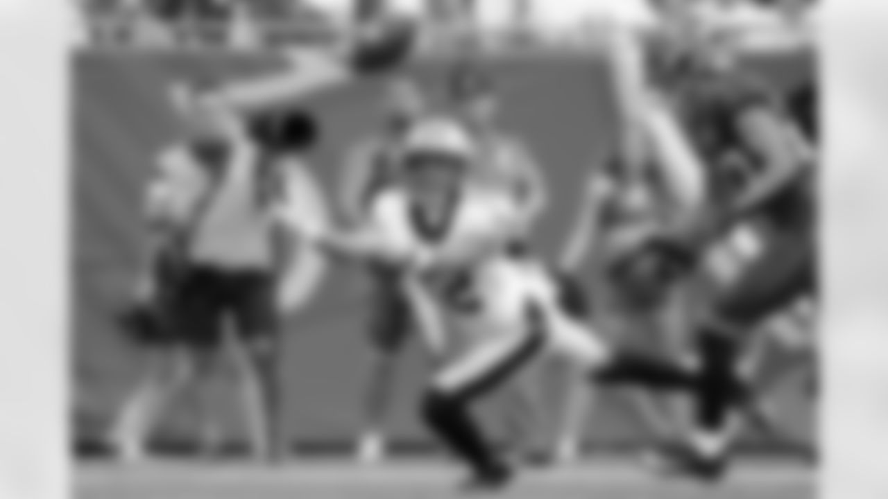 Check out the game action photos from the New Orleans Saints game against the Tampa Bay Buccaneers for Week 14 of the 2025 NFL season on Dec. 7, 2025 at Raymond James Stadium.