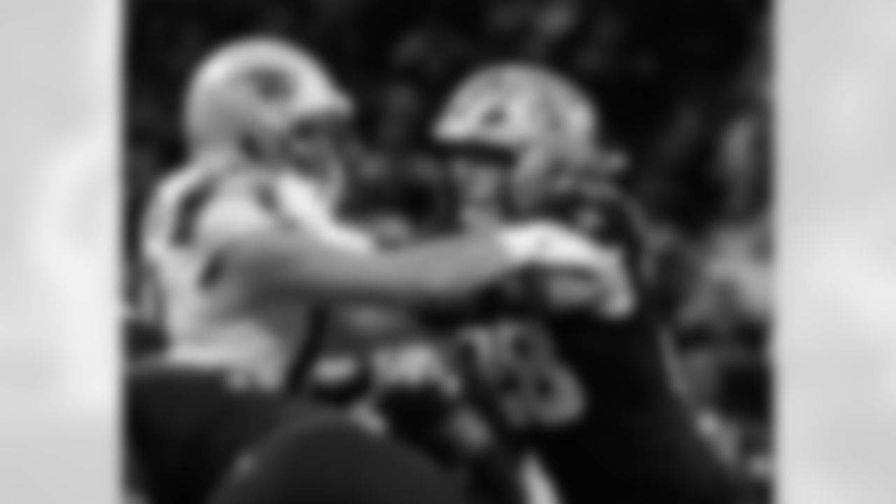 Check out the game action photos from the New Orleans Saints game against the New England Patriots for Week 6 of the 2025 NFL season on October 12, 2025 at Caesars Superdome.