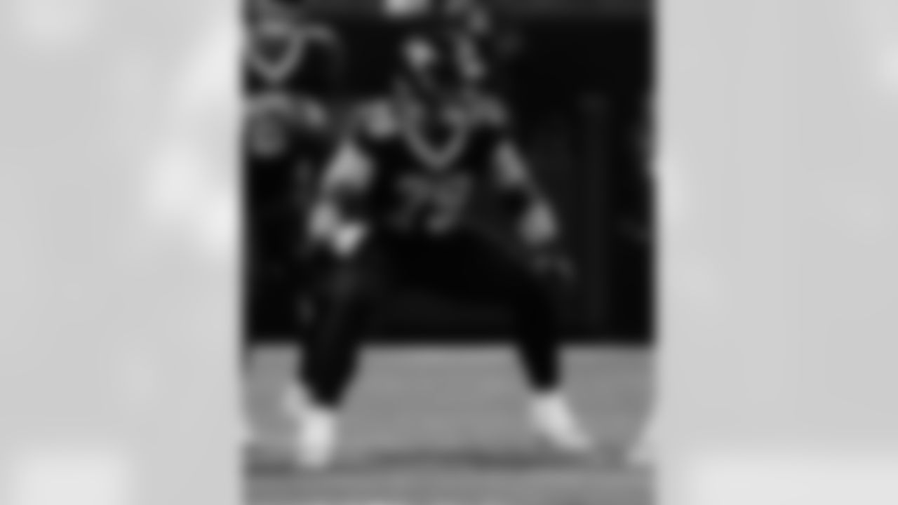 OL Luke Fortner (79) in action during the New Orleans Saints game against the Atlanta Falcons for Week 12 of the 2025 NFL season on Nov. 23, 2025 at the Caesars Superdome.