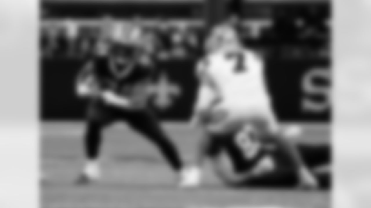 Check out the game action photos from the New Orleans Saints game against the Carolina Panthers for Week 15 of the 2025 NFL season on Dec. 14, 2025 at the Caesars Superdome.