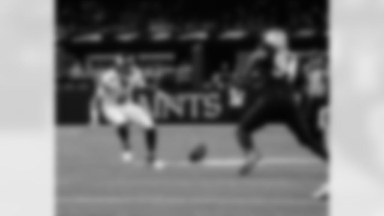 Check out the game action photos from the New Orleans Saints game against the New York Giants for Week 5 of the 2025 NFL season on Oct. 5, 2025 at Caesars Superdome.