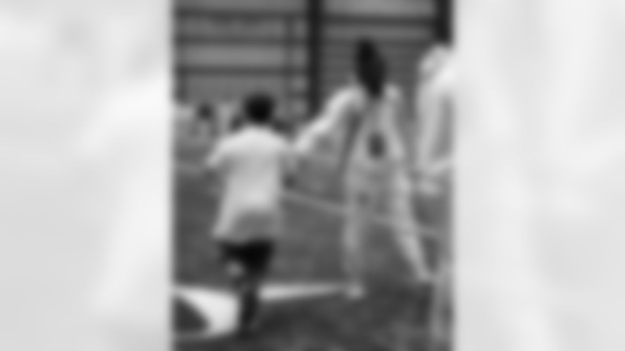 The New Orleans Saints hosted a football camp for 50 local youth alongside HBCU Legacy Bowl players at the Ochsner Sports Performance Center on Wednesday, Feb. 18, 2025. The clinic featured Saints legend Greg Fassitt, who was in attendance to speak with each HBCU Legacy Bowl team.