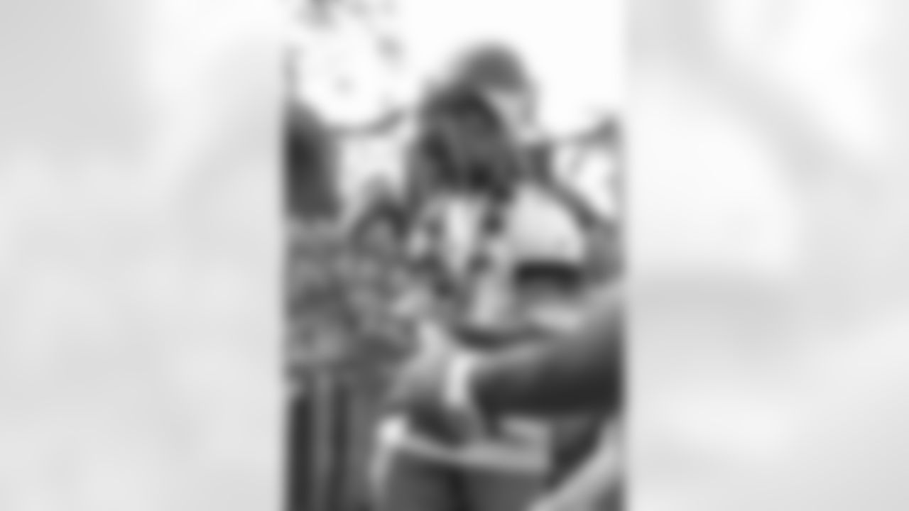 New Orleans Saints players rode down the Uptown route with the Krewe of Tucks as they presented their 58th annual parade on Saturday, February 14 during the 2026 Mardi Gras season.