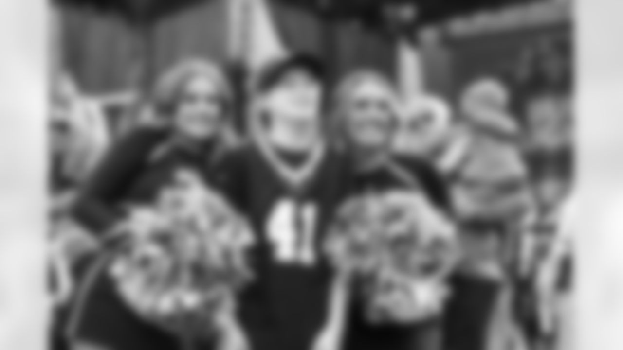 New Orleans Saints fans enjoyed the Week 16 entertainment in Champions Square ahead of the game against the New York Jets during the 2025 NFL season on Dec. 21, 2025.