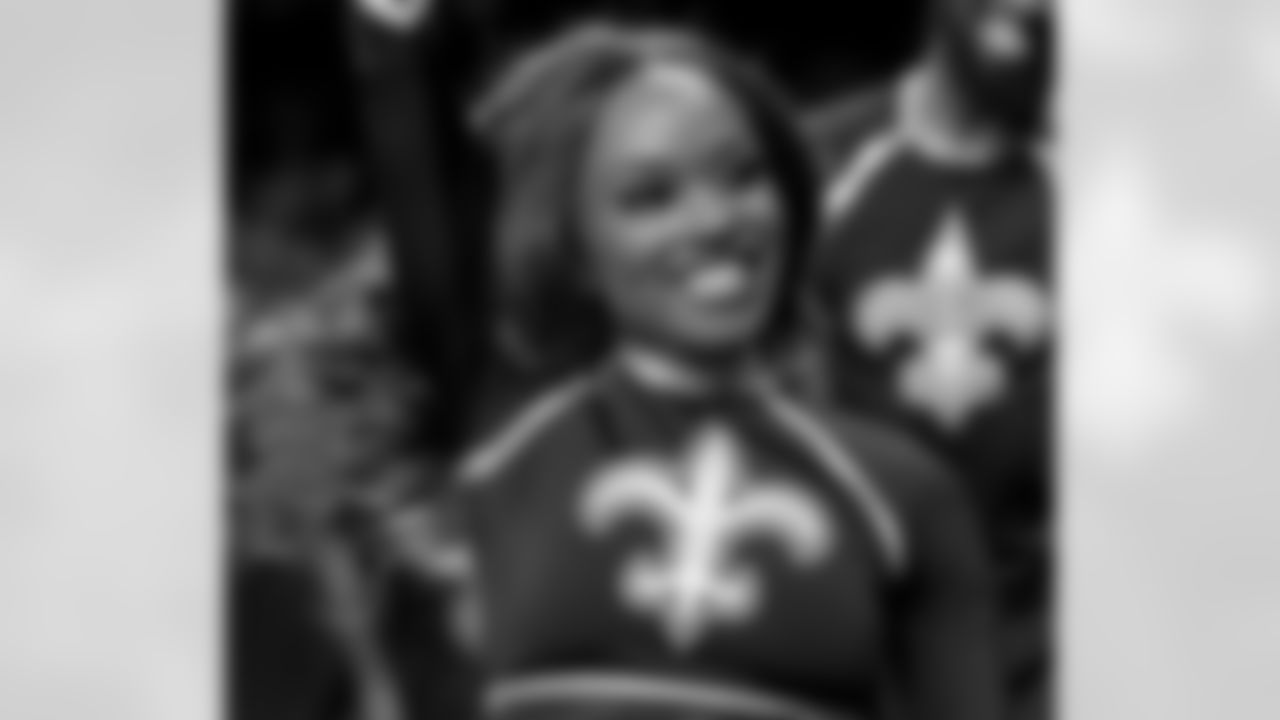 Check out the best photos of Saints Cheer Krewe member Courtney during the 2023 NFL season.