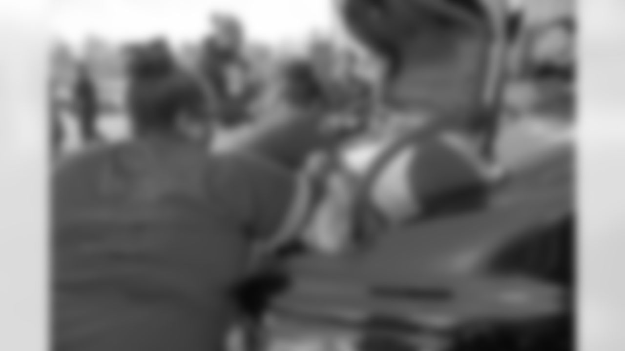 New Orleans Saints defensive end Cam Jordan welcomed local residents to the Cam Jordan Foundation's Turkey giveaway where he distributed holiday meals on Nov. 25, 2025.