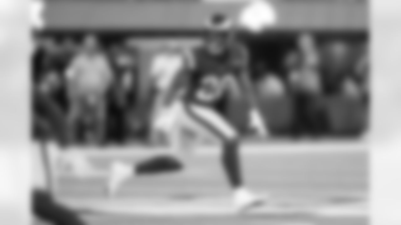 Los Angeles Rams safety Terrell Burgess (26) runs during an NFL preseason football game against the Houston Texans Friday, Aug. 19, 2022, in Inglewood, Calif.