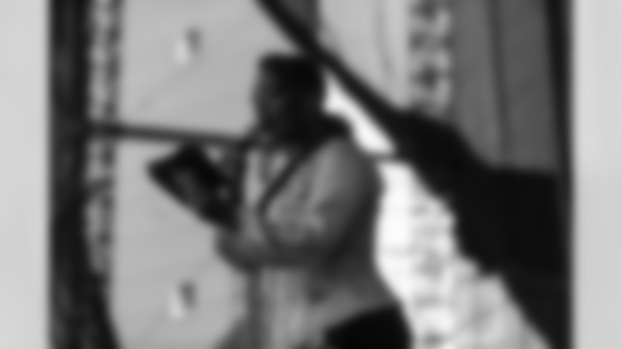 New Orleans Saints fans enjoyed the Week 12 entertainment in Champions Square ahead of the game against the Atlanta Falcons during the 2025 NFL season on Nov. 23, 2025.