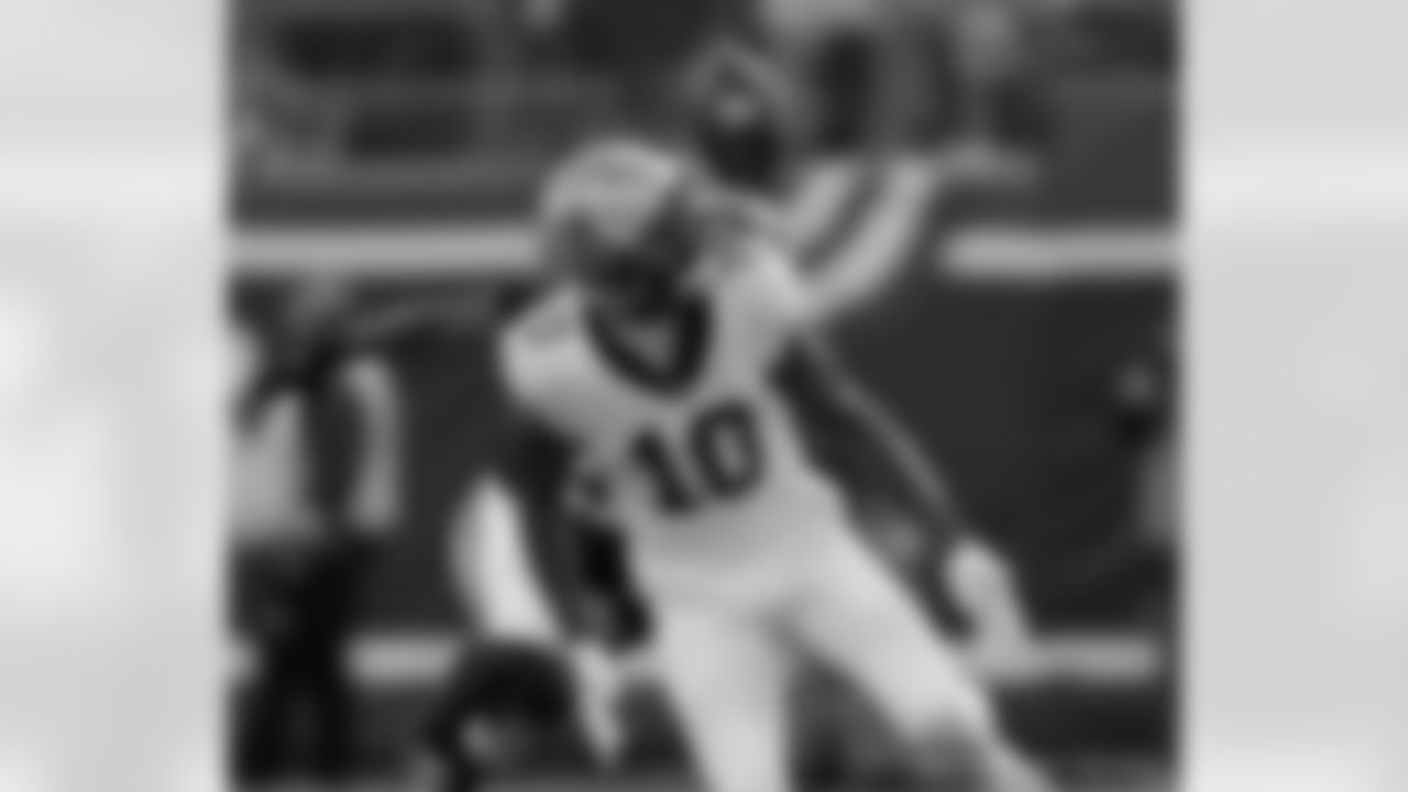 WR Marquez Valdes-Scantling (10) in action during the New Orleans Saints game against the New York Giants for Week 14 of the 2024 NFL Season on Dec. 8, 2024 at MetLife Stadium.