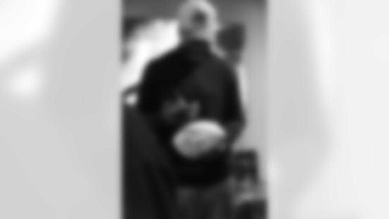 New Orleans Saints tight end Juwan Johnson, cornerback Alontae Taylor, and wide receiver Devaughn Vele attended the Louisiana Cat Hope Ignites Holiday Party on Tuesday, Dec. 16, 2025.