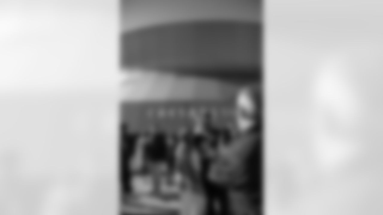 New Orleans Saints fans enjoyed the Week 15 entertainment in Champions Square ahead of the game against the Carolina Panthers during the 2025 NFL season on Dec. 14, 2025.