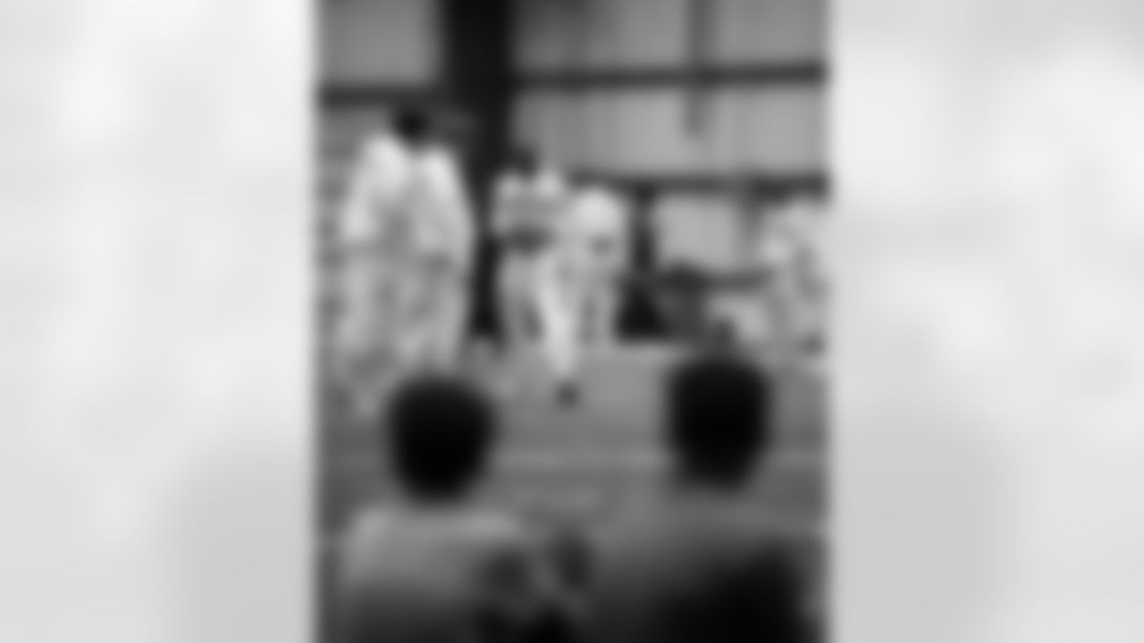 The New Orleans Saints hosted a football camp for 50 local youth alongside HBCU Legacy Bowl players at the Ochsner Sports Performance Center on Wednesday, Feb. 18, 2025. The clinic featured Saints legend Greg Fassitt, who was in attendance to speak with each HBCU Legacy Bowl team.