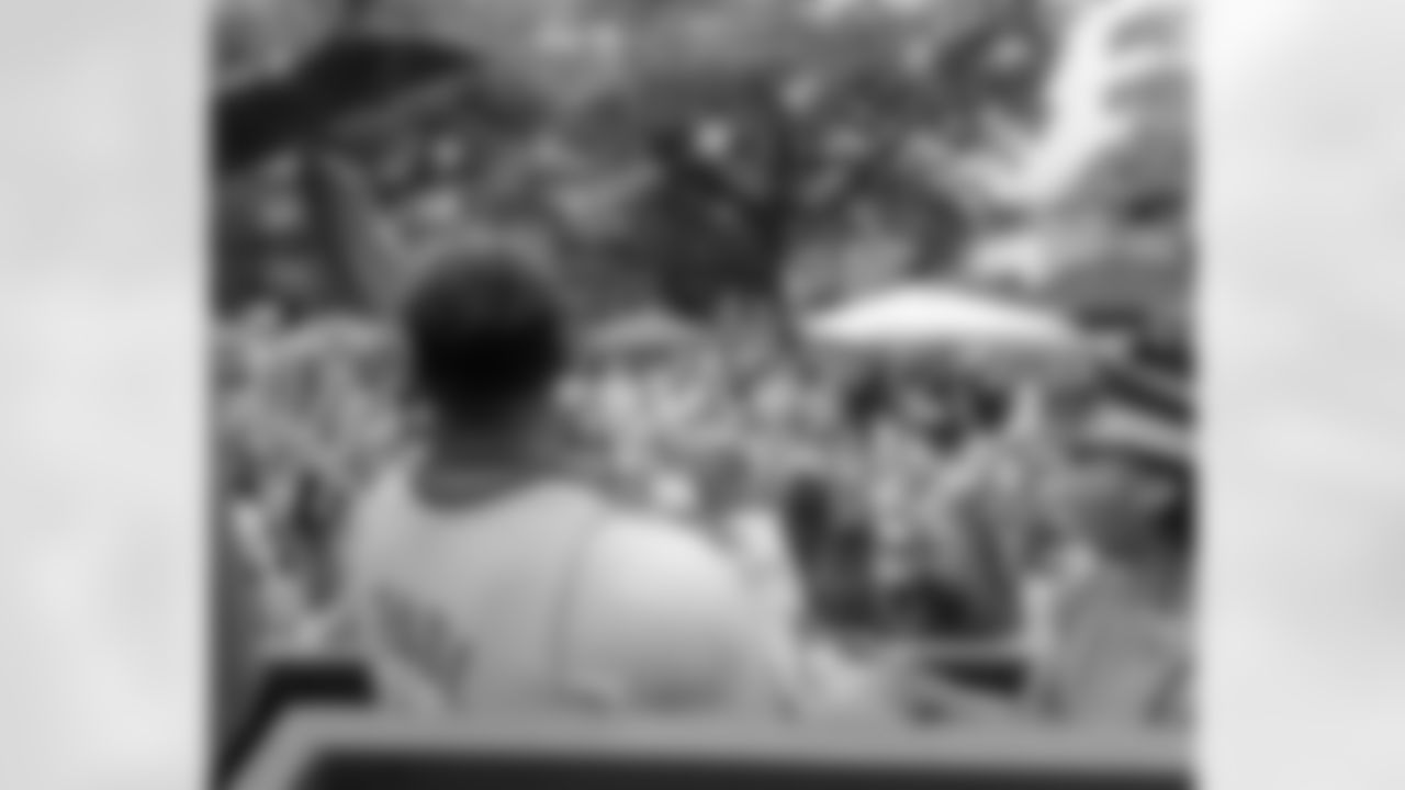 New Orleans Saints players rode down the Uptown route with the Krewe of Tucks as they presented their 58th annual parade on Saturday, February 14 during the 2026 Mardi Gras season.