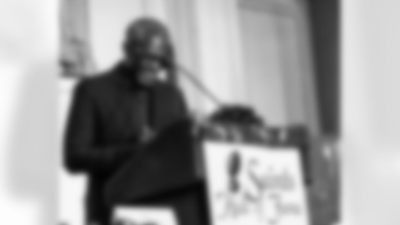 The New Orleans Saints honored Tracy Porter and Brett Maxie as the newest members inducted into the Saints Hall of Fame during a luncheon held on Friday, Dec. 12, 2025. Additionally, the late Ed Daniels was honored with the Joe Gemelli "Fleur de Lis" Award, and Steve Gleason received the inaugural Saints Hall of Fame Courage Award.