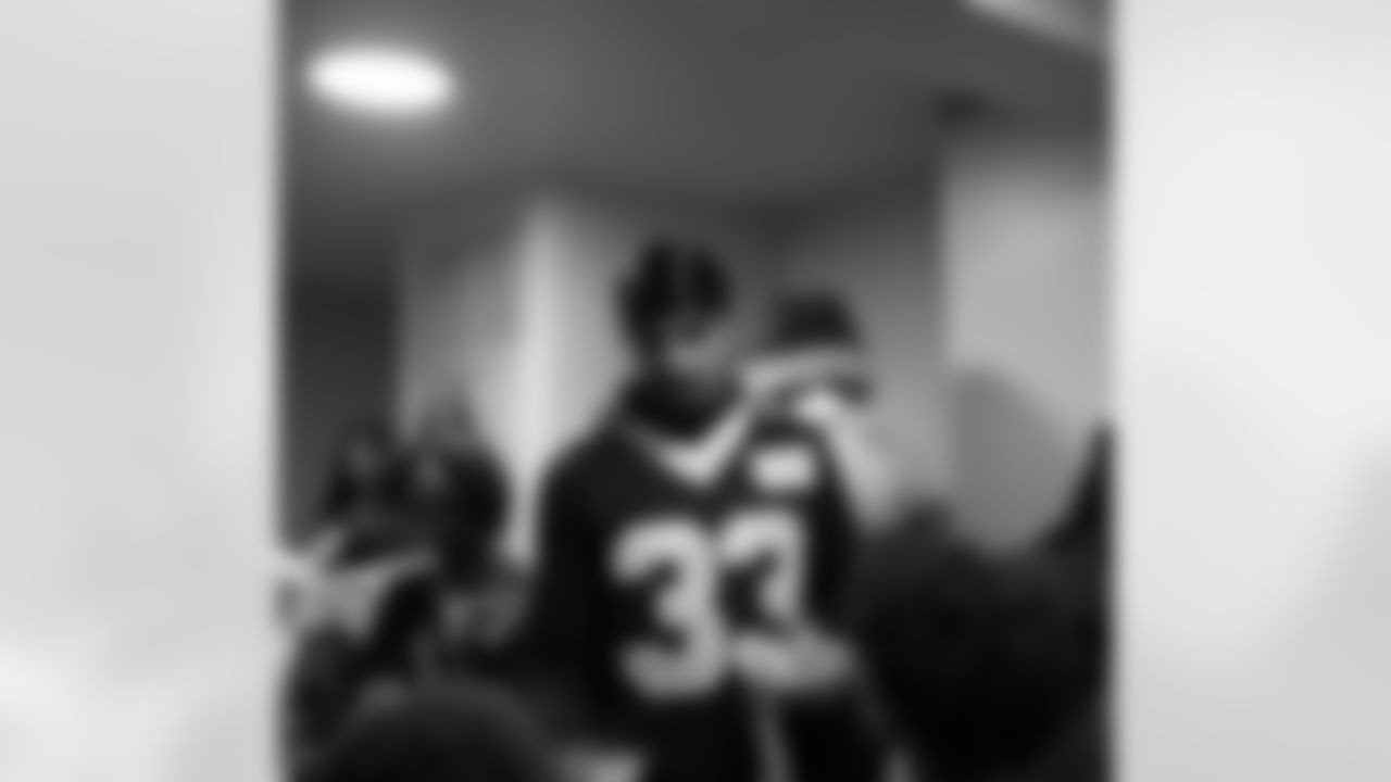 New Orleans Saints defensive back Jonas Sanker joined the Saints Cheer Krewe, Sir Saint and Coca-Cola for a water donation event, supporting a local Boys & Girls Club on December 9, 2025.