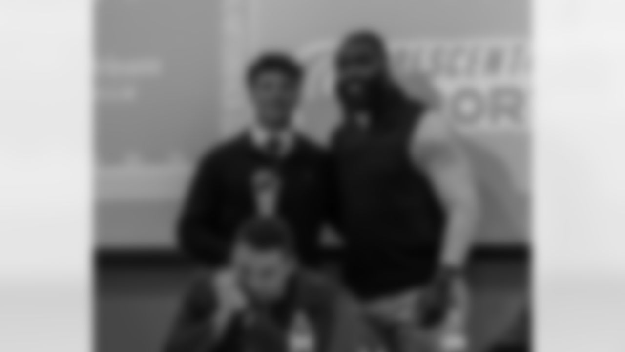 New Orleans Saints linebacker Demario Davis shared his inspiring story at the final Quarterbacks Club meeting of the year as well as awarded trophies to each 2025 High School Football Player of the Week at the Cannery on Monday, Dec. 16, 2025.