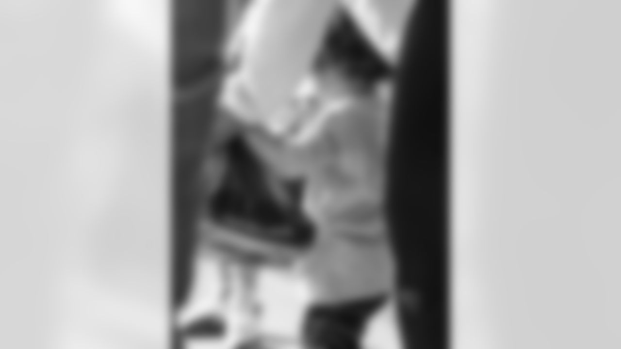 Chris Olave and The Olave Family Foundation volunteered with Lighthouse Nola and Second Harvest Food Bank for their Thanksgiving turkey drive through on Nov. 25, 2025.