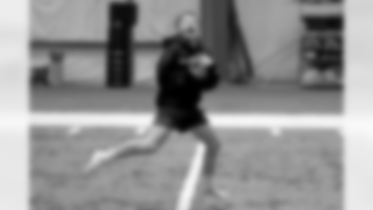 New Orleans Saints wide receiver Mason Tipton and linebacker Pete Werner joined members of the Saints Kids Club presented by Entergy, as well as the Pelicans and Saints Crib Clubs presented by Ochsner Children's Hospital, at the 2025 Holiday Huddle event on Wednesday, Dec. 10, 2025. Attendees enjoyed holiday-themed activities plus a Play Football Experience.