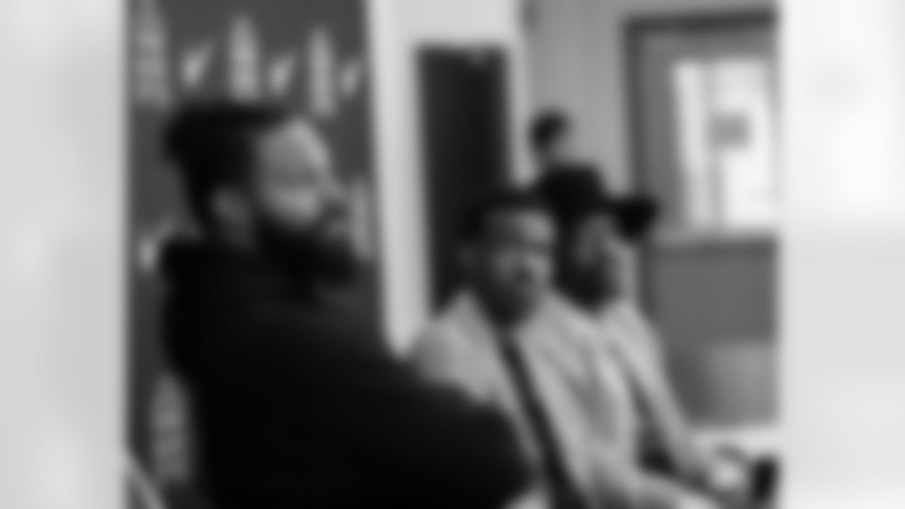 New Orleans Saints defensive end Cameron Jordan along with Grammy-winning R&B artist Anthony Hamilton joined His Love is Amazing to speak with students at St. Augustine High School Campus Ministry on Tuesday, April 23, 2024.