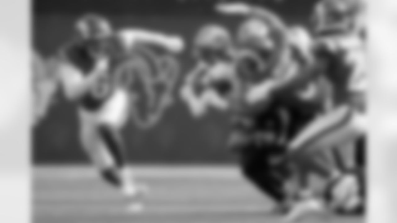 Check out the game action photos from the New Orleans Saints game against the Los Angeles Rams for Week 9 of the 2025 NFL season on Nov. 2, 2025 at SoFi Stadium.