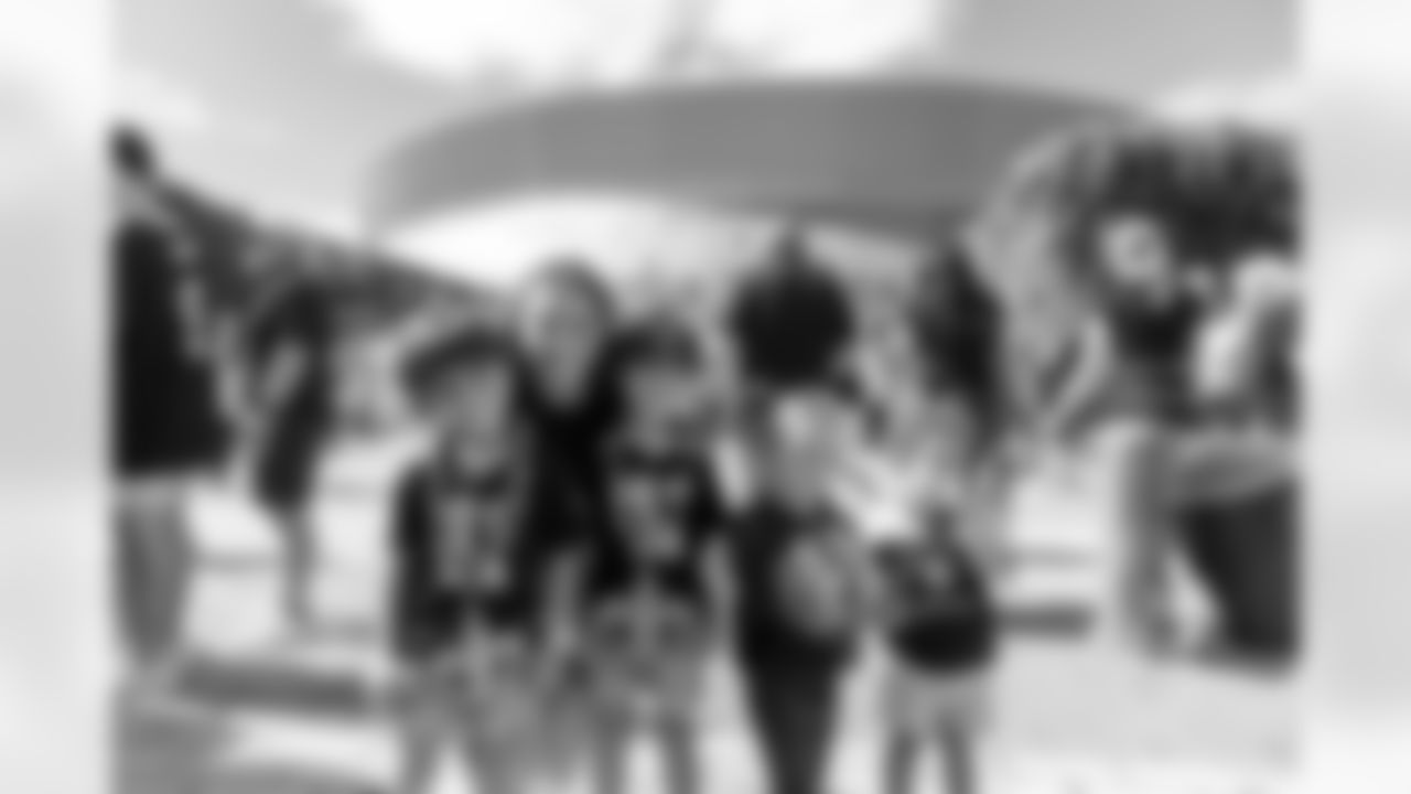New Orleans Saints fans enjoyed the Week 8 entertainment in Champions Square ahead of the game against the Tampa Bay Buccaneers during the 2025 NFL season on Oct. 26, 2025.