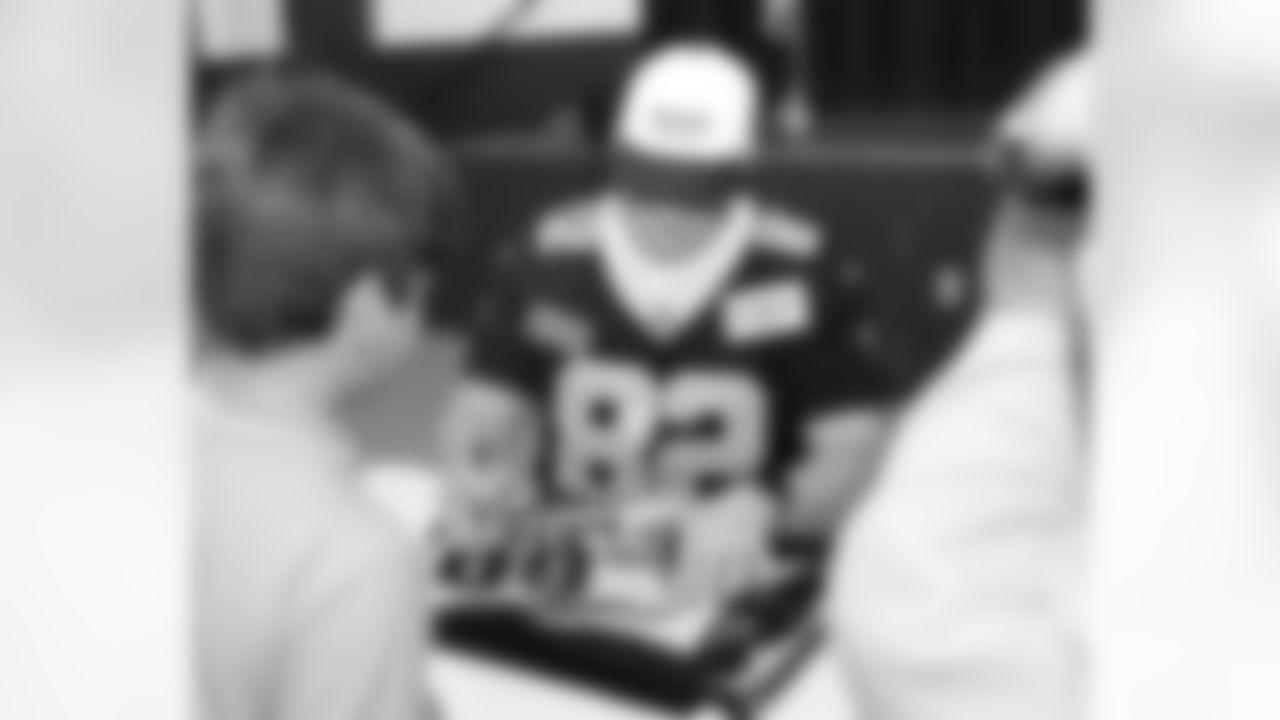 New Orleans Saints players Tyler Shough, Dillon Radunz, Treyton Welch, Will Clapp, and Erik McCoy visited St. Pius Elementary, spending the afternoon answering student questions and signing autographs on Tuesday, Nov. 18, 2025.