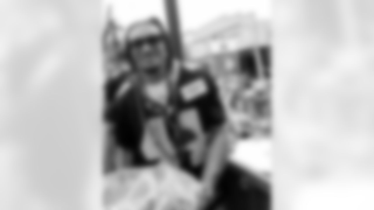 New Orleans Saints players rode down the Uptown route with the Krewe of Tucks as they presented their 58th annual parade on Saturday, February 14 during the 2026 Mardi Gras season.