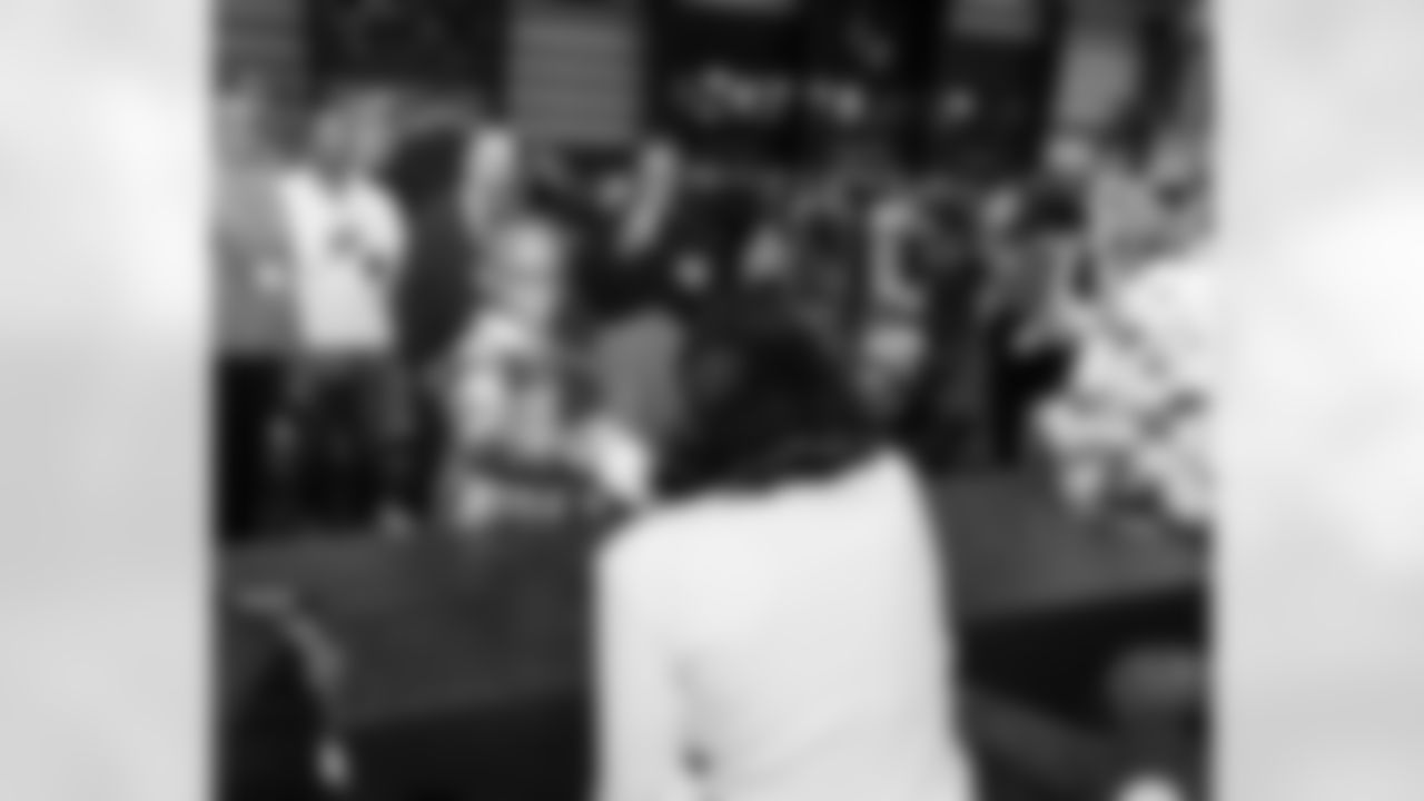 The New Orleans Saints hosted its 11th annual Sideline Pass holiday toy and gift drive in partnership with Saints owner and New Orleans Pelicans governor Gayle Benson and sideline reporter Jen Hale. Guests enjoyed appearances from defensive end Cam Jordan and tight end Juwan Johnson, plus the Saints Cheer Krewe, PelSquad, and more at the Ochsner Sports Performance Center on Tuesday, Nov. 25, 2025.