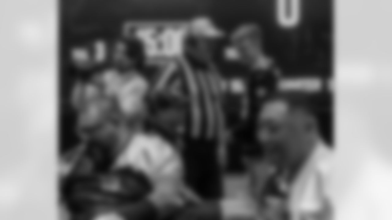 New Orleans Saints kicker Blake Grupe served as honorary captain at the Salute to Service Veterans All-Star wheelchair football game at the Super Bowl LIX experience on Monday, February 3, 2024.