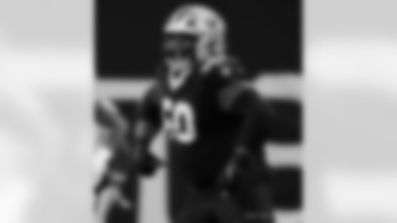DT Khalen Saunders (50) during the New Orleans Saints game against the Las Vegas Raiders for Week 17 of the 2024 NFL Season on Dec. 29, 2024 at Caesars Superdome.
