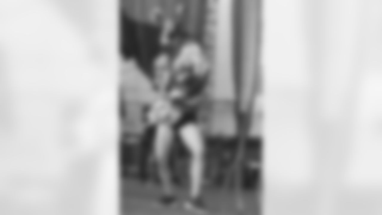 New Orleans Saints fans enjoyed the Week 16 entertainment in Champions Square ahead of the game against the New York Jets during the 2025 NFL season on Dec. 21, 2025.