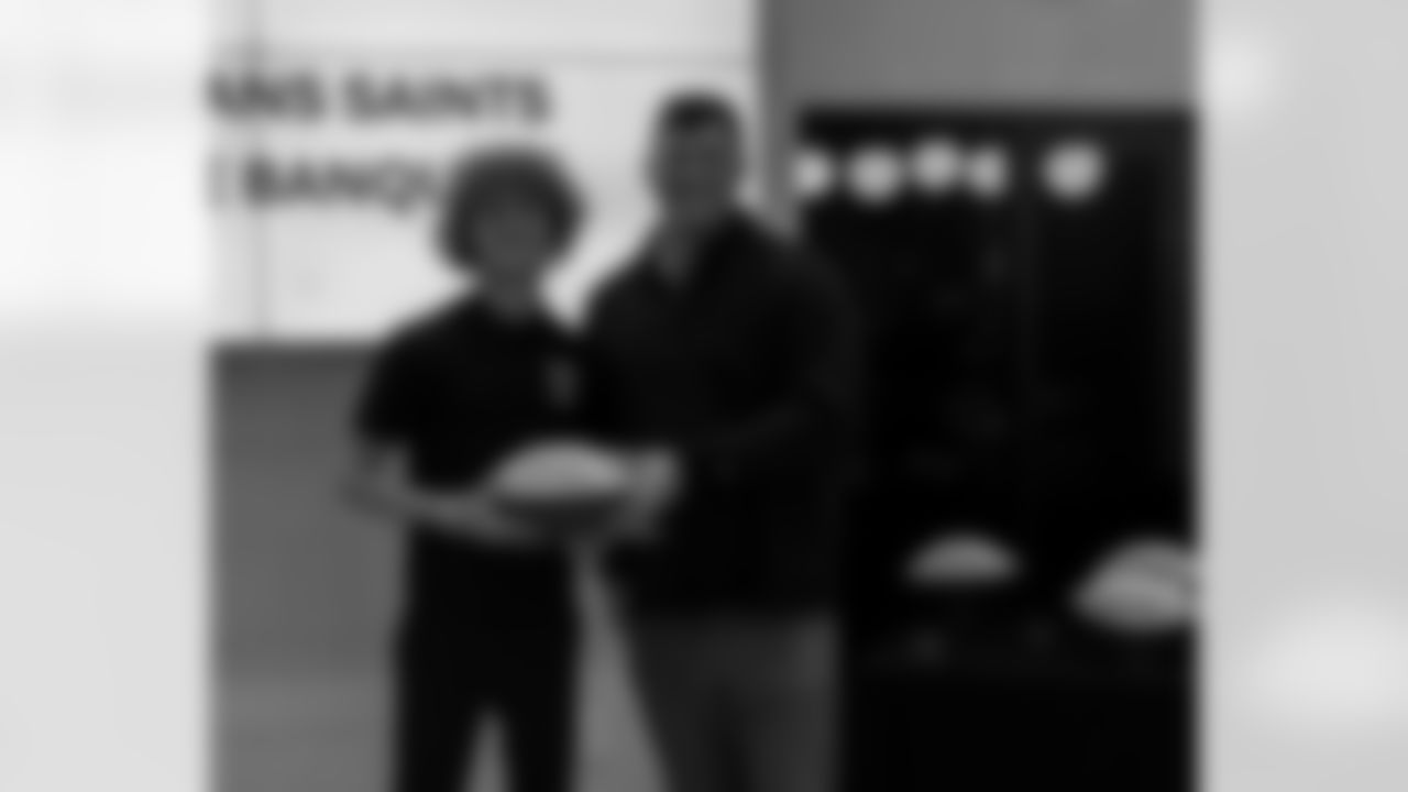 The New Orleans Saints hosted the annual Enterprise Scholar Athlete Banquet at the Ochsner Sports Performance Center on Tuesday, February 24, 2025. New Orleans Saints center Will Clapp served as guest speakers at the event.