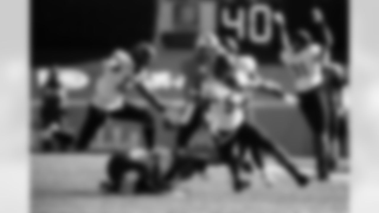 Appalachian State Mountaineers linebacker D'Marco Jackson (52) eyes the ball during an NCAA football game against Marshall Thundering Herd on Saturday, Sept. 19, 2020 in Huntington, W.VA.