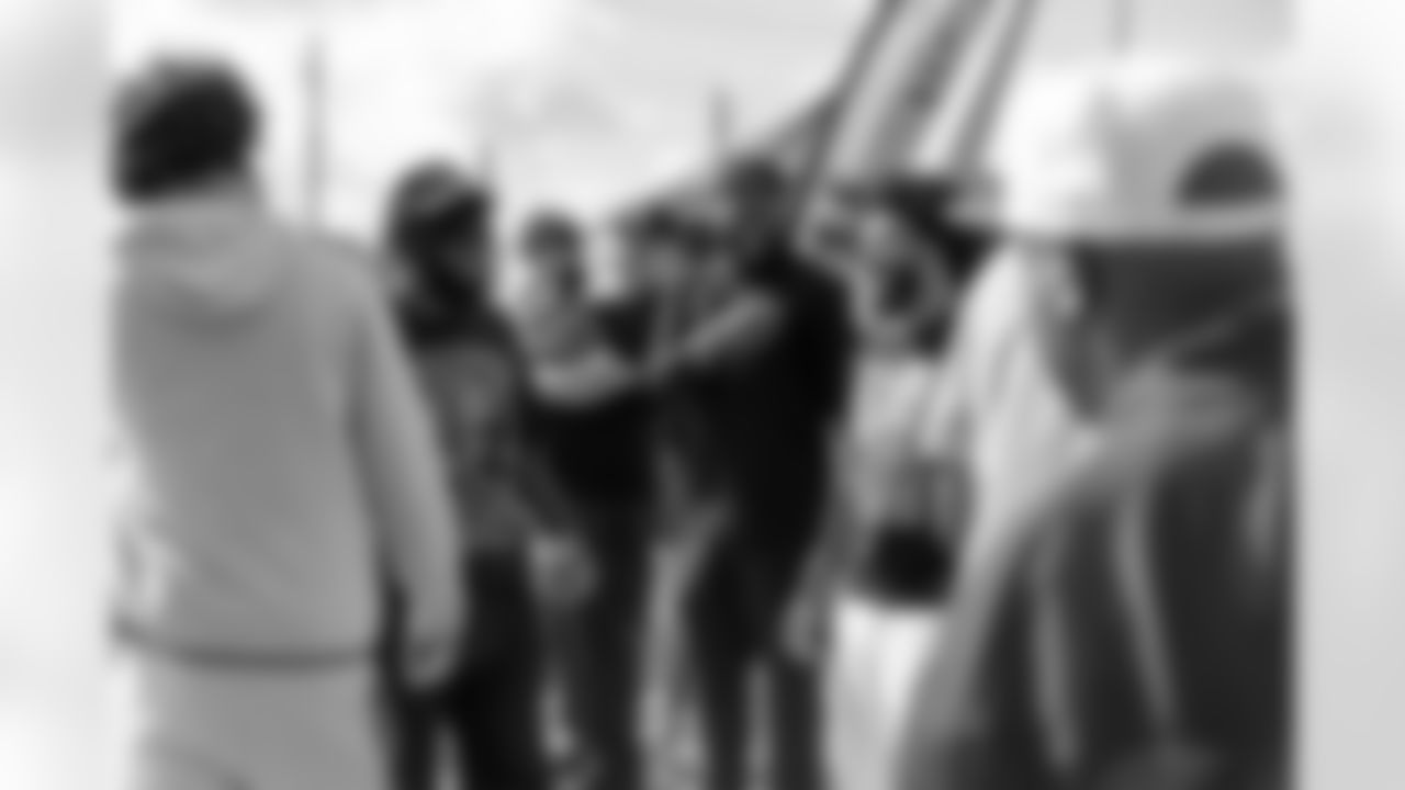 Chris Olave and The Olave Family Foundation volunteered with Lighthouse Nola and Second Harvest Food Bank for their Thanksgiving turkey drive through on Nov. 25, 2025.