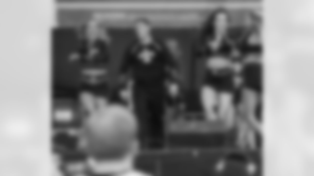 New Orleans Saints fans enjoyed the Week 16 entertainment in Champions Square ahead of the game against the New York Jets during the 2025 NFL season on Dec. 21, 2025.