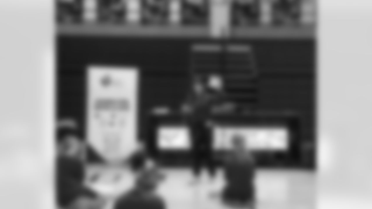 The New Orleans Saints and Ochsner hosted a CPR education event in partnership with the American Heart Association at St. Mary's Dominican High School on Feb. 27, 2026, as part of Heart Health Month. Saints tight end Juwan Johnson joined students for hands-on training, helping raise awareness about the importance of CPR education and heart health.