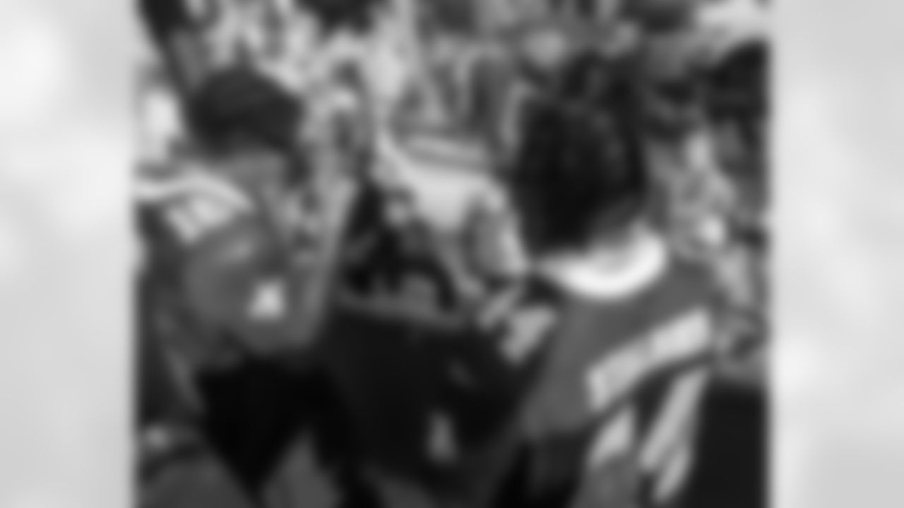 New Orleans Saints players rode down the Uptown route with the Krewe of Tucks as they presented their 58th annual parade on Saturday, February 14 during the 2026 Mardi Gras season.