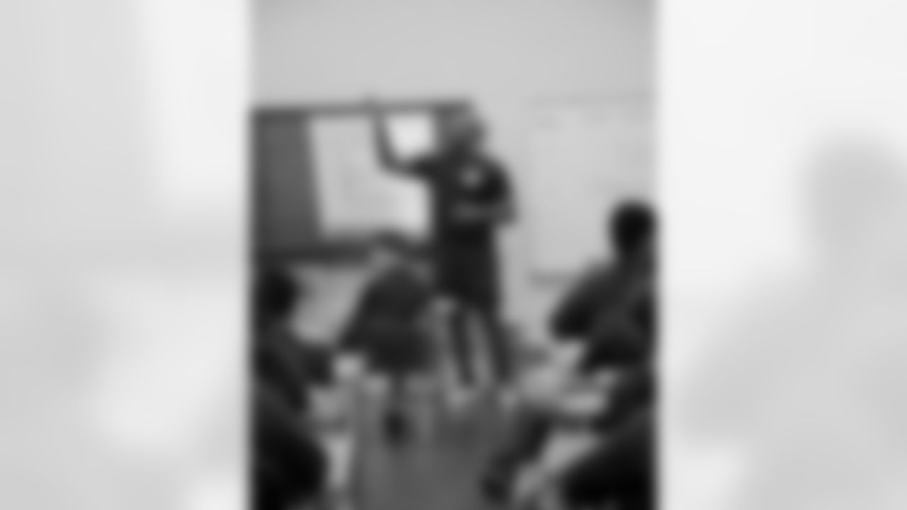 New Orleans Saints defensive end Cam Jordan visited students and staff at J.C. Ellis Elementary School on Tuesday, Dec. 2, 2025.