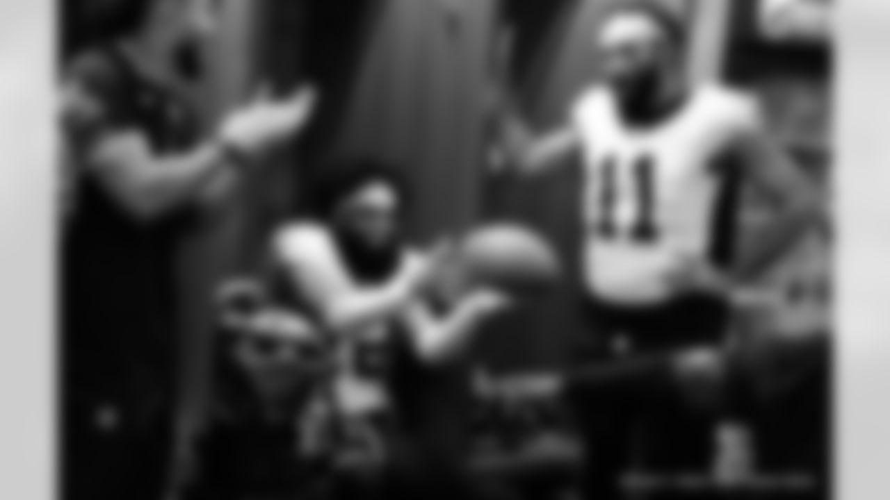 Head inside the New Orleans Saints locker room postgame after the Saints' win against the Tennessee Titans in Week 17 of the 2025 NFL season presented by Bud Light.