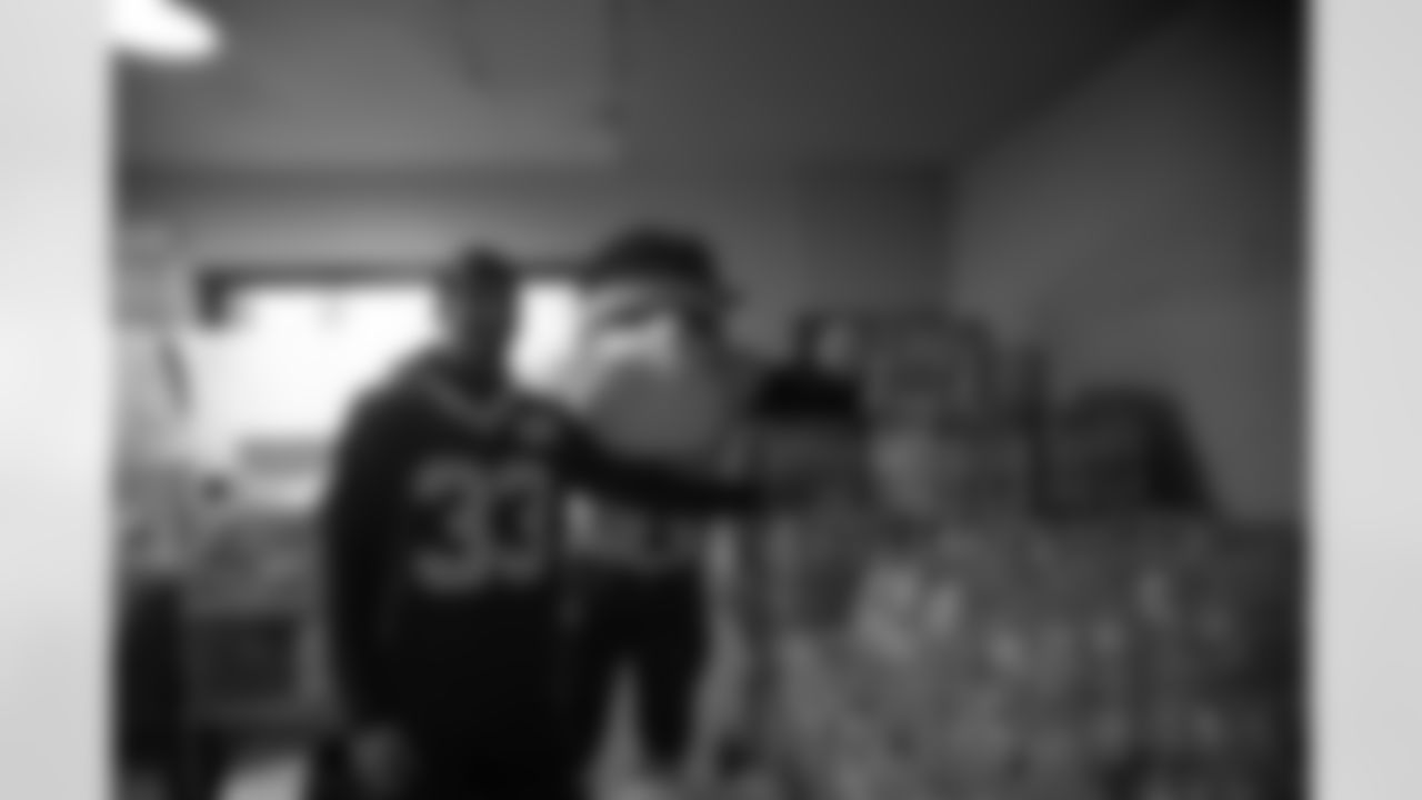 New Orleans Saints defensive back Jonas Sanker joined the Saints Cheer Krewe, Sir Saint and Coca-Cola for a water donation event, supporting a local Boys & Girls Club on December 9, 2025.