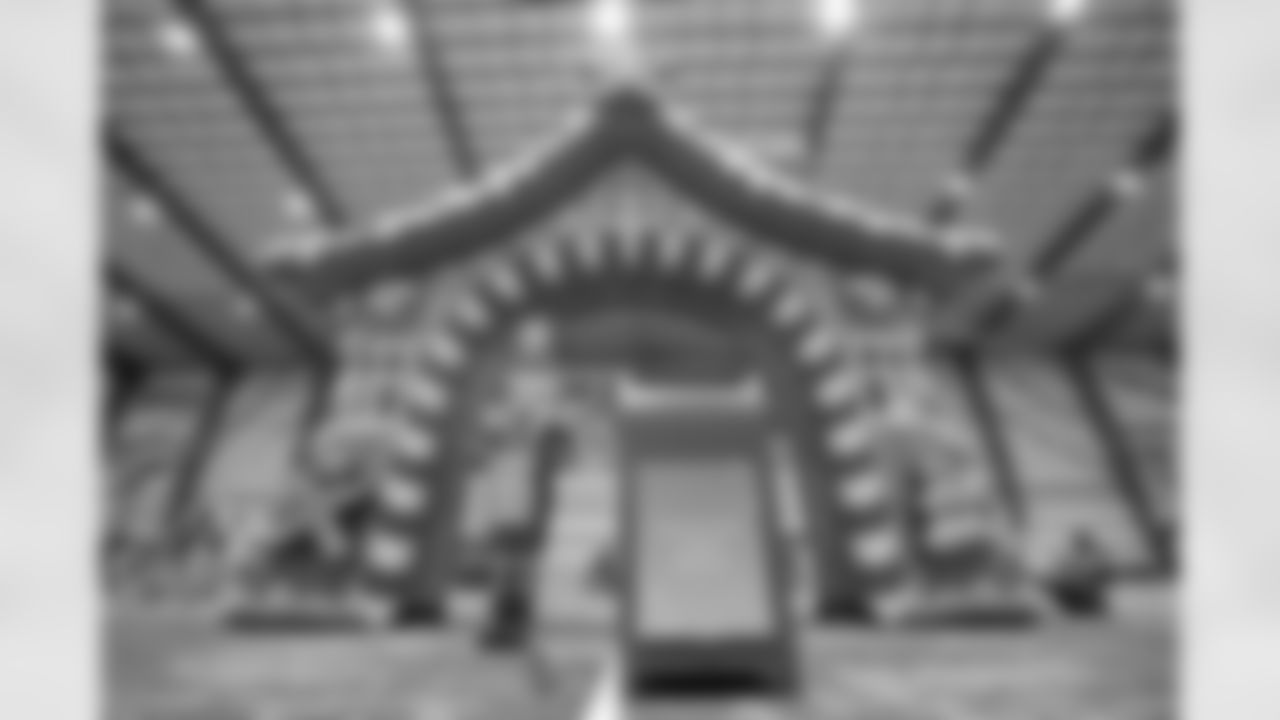 New Orleans Saints wide receiver Mason Tipton and linebacker Pete Werner joined members of the Saints Kids Club presented by Entergy, as well as the Pelicans and Saints Crib Clubs presented by Ochsner Children's Hospital, at the 2025 Holiday Huddle event on Wednesday, Dec. 10, 2025. Attendees enjoyed holiday-themed activities plus a Play Football Experience.