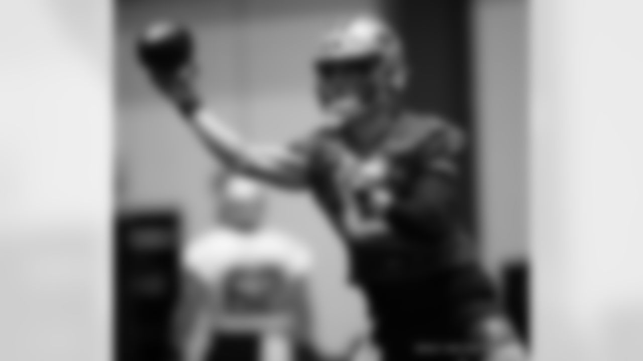 New Orleans Saints players attended 2025 Rookie Minicamp workouts at the Ochsner Sports Performance Center on May 10, 2025.
