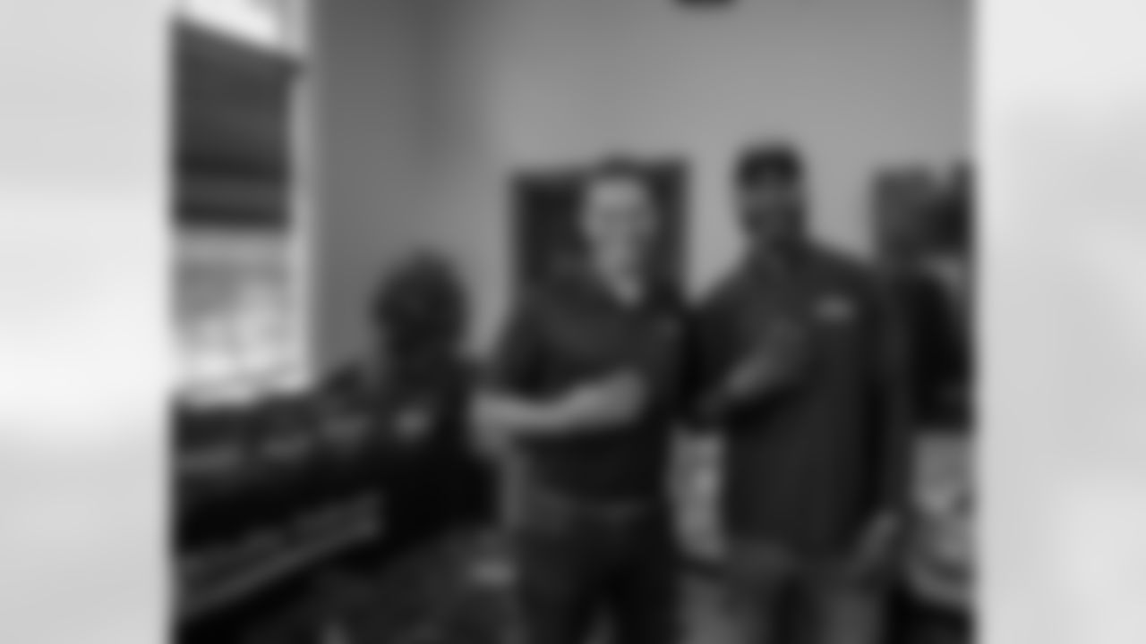 New Orleans Saints legend Daryl Terrell joined the team and Dudley DeBosier to build care kits for victims of domestic violence in Baton Rouge on Monday, January 26, 2026. The care packages were donated to the Capital Area Family Justice Center.