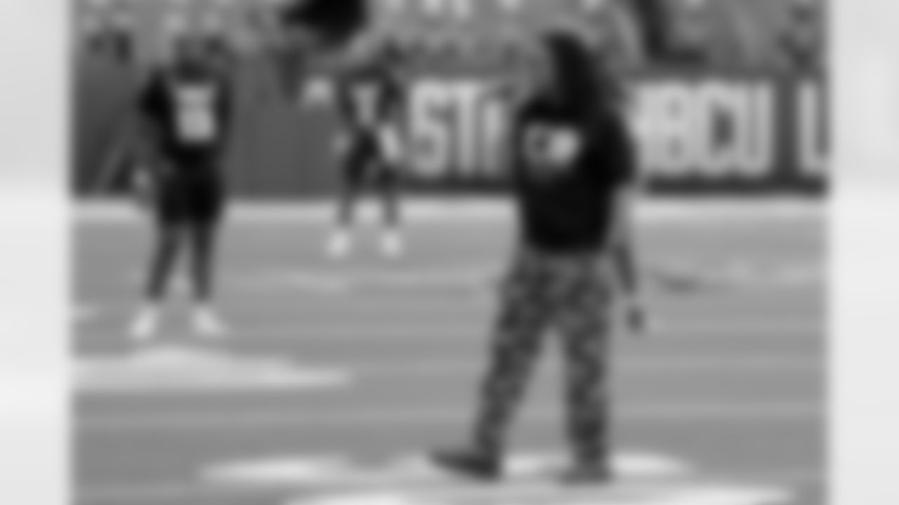 New Orleans Saints players attended the annual HBCU Legacy Bowl at Yulman Stadium on the campus of Tulane University on Saturday, February 21, 2026.