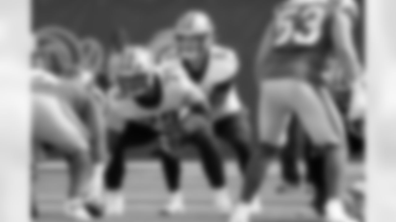 Check out the game action photos from the New Orleans Saints game against the Los Angeles Rams for Week 9 of the 2025 NFL season on Nov. 2, 2025 at SoFi Stadium.